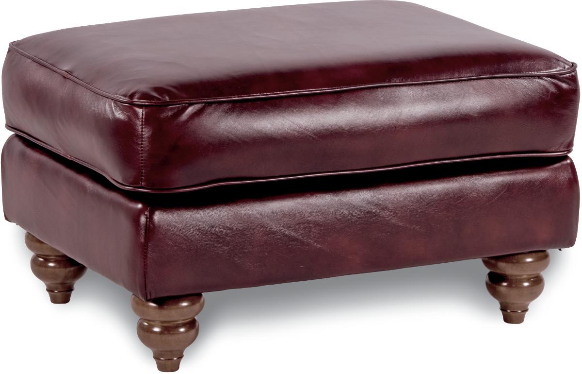 LaZBoy LEIGHTON Traditional Ottoman with Premier Comfort Core Cushions Find Your Furniture